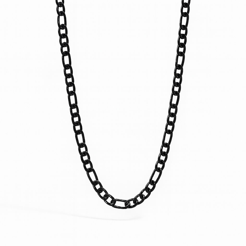Cadena figaro 3X1 diamantada