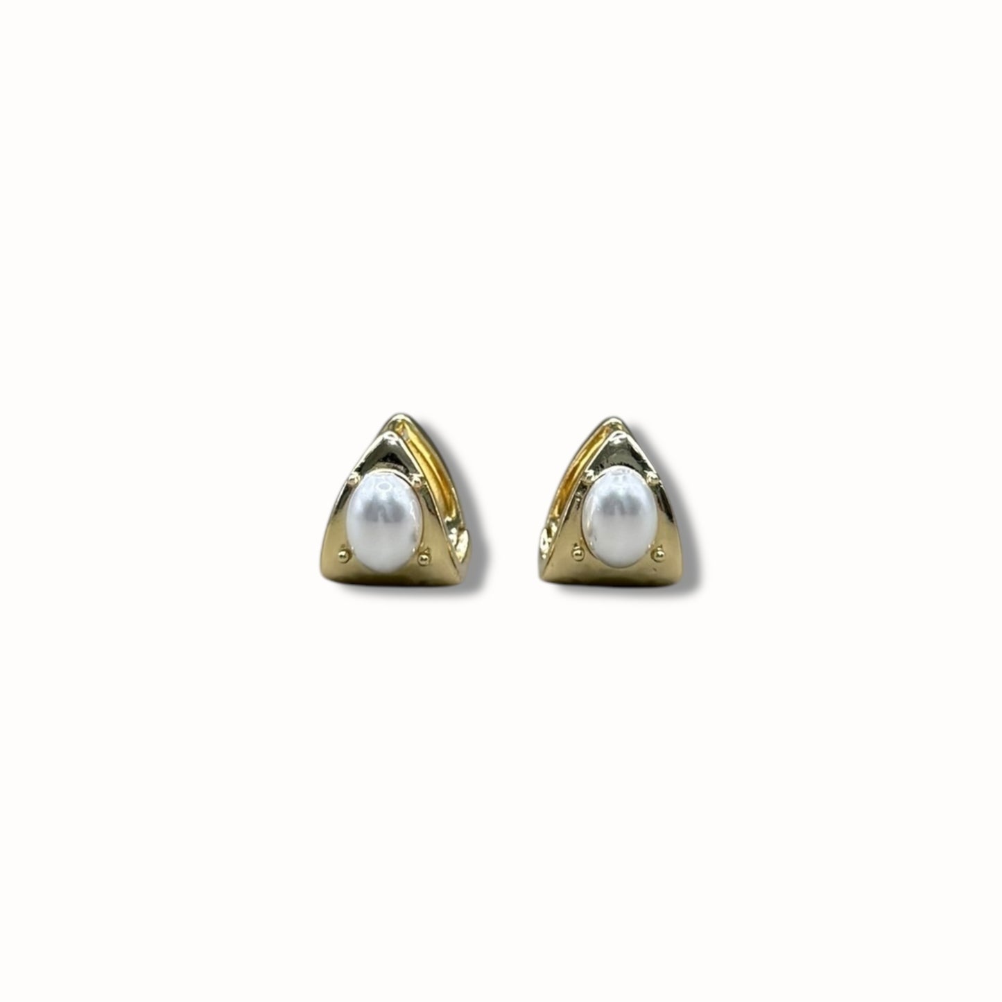 Aretes vintage con tipo perla
