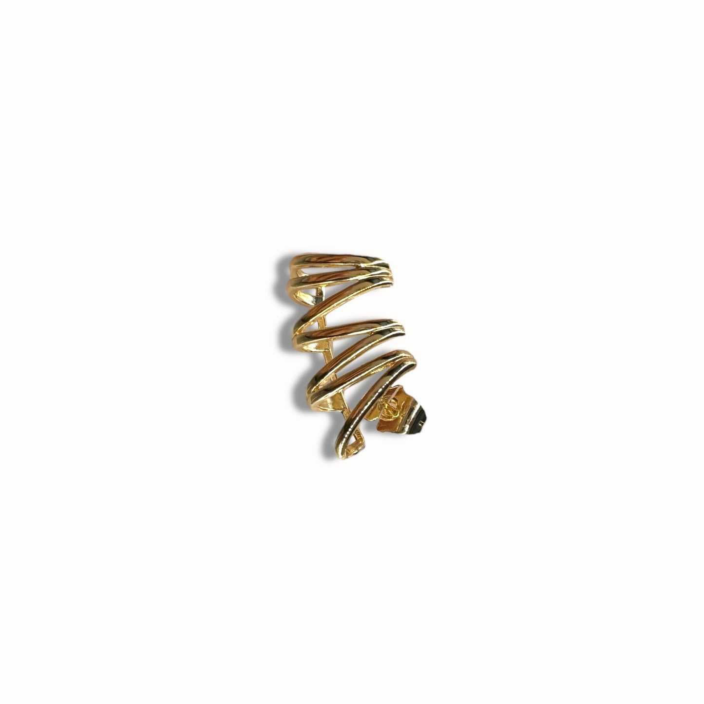 Arete espiral dorado