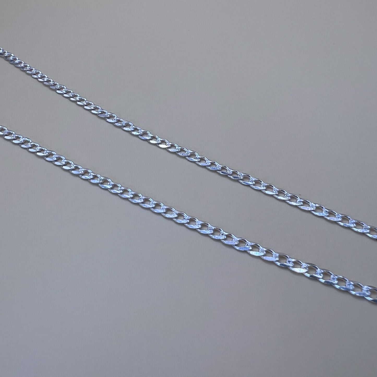 Cadena cubana diamantada