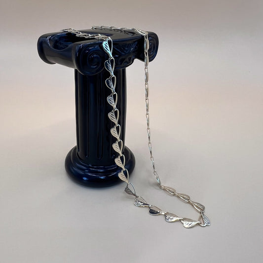 Cadena de corazones texturizados