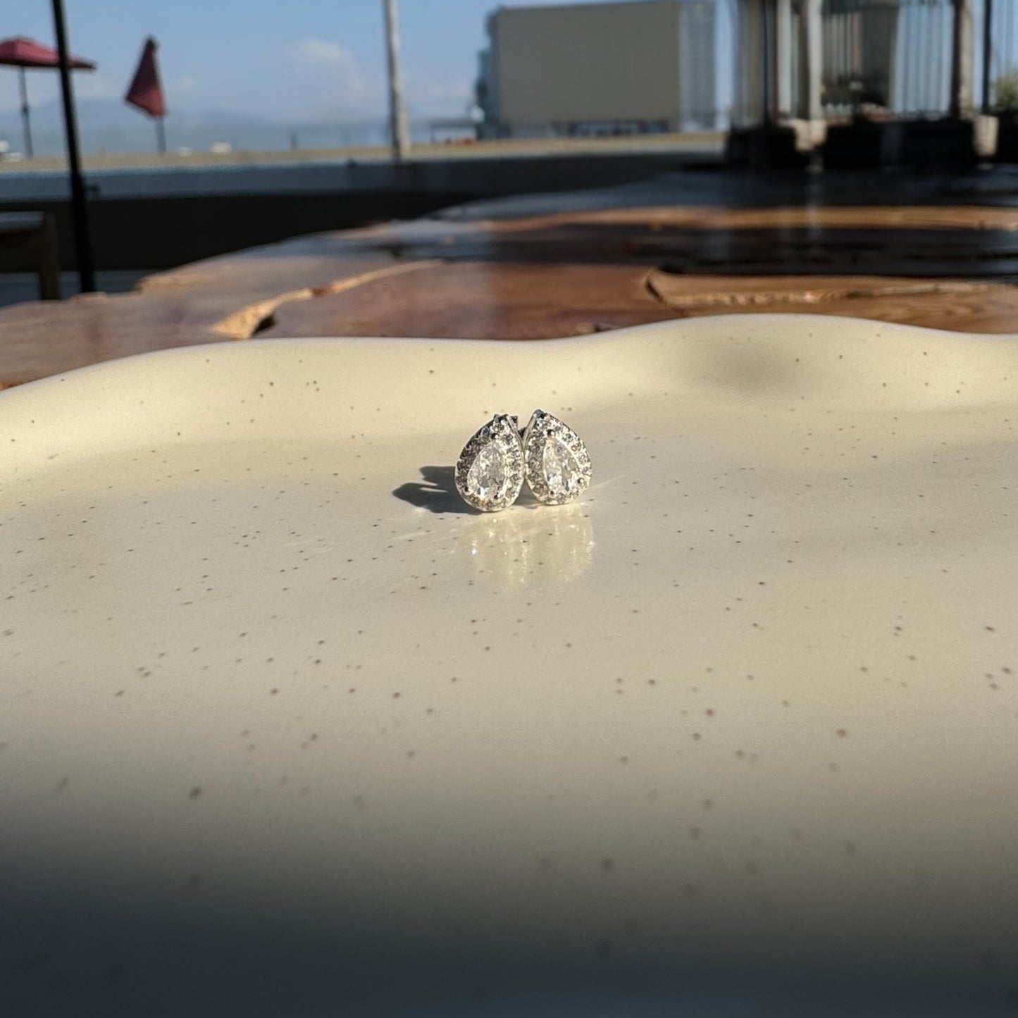 Aretes en forma de gota