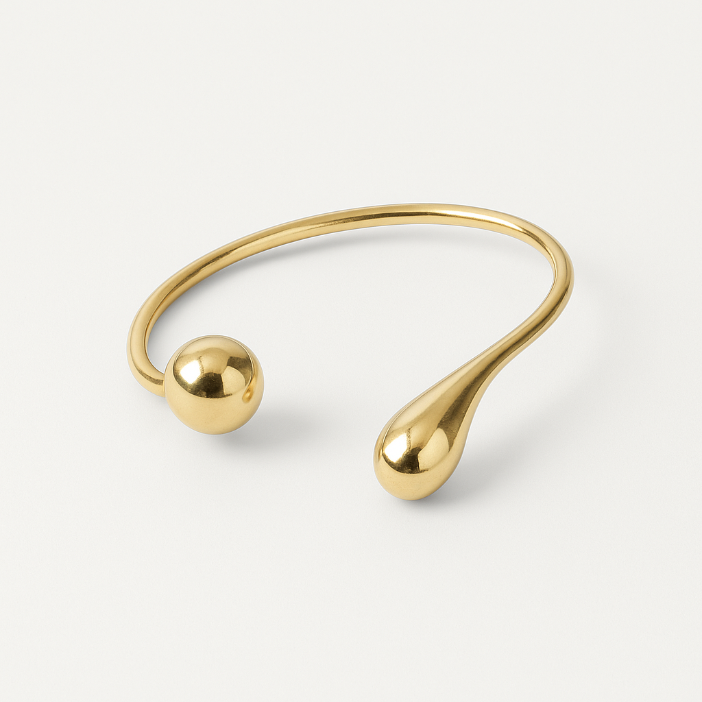 Brazalete ajustable con diseño de gotas