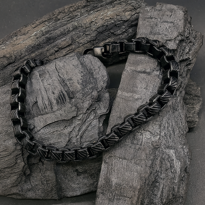 Pulsera de Eslabones Negra