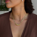 Collar multicadena con esferas