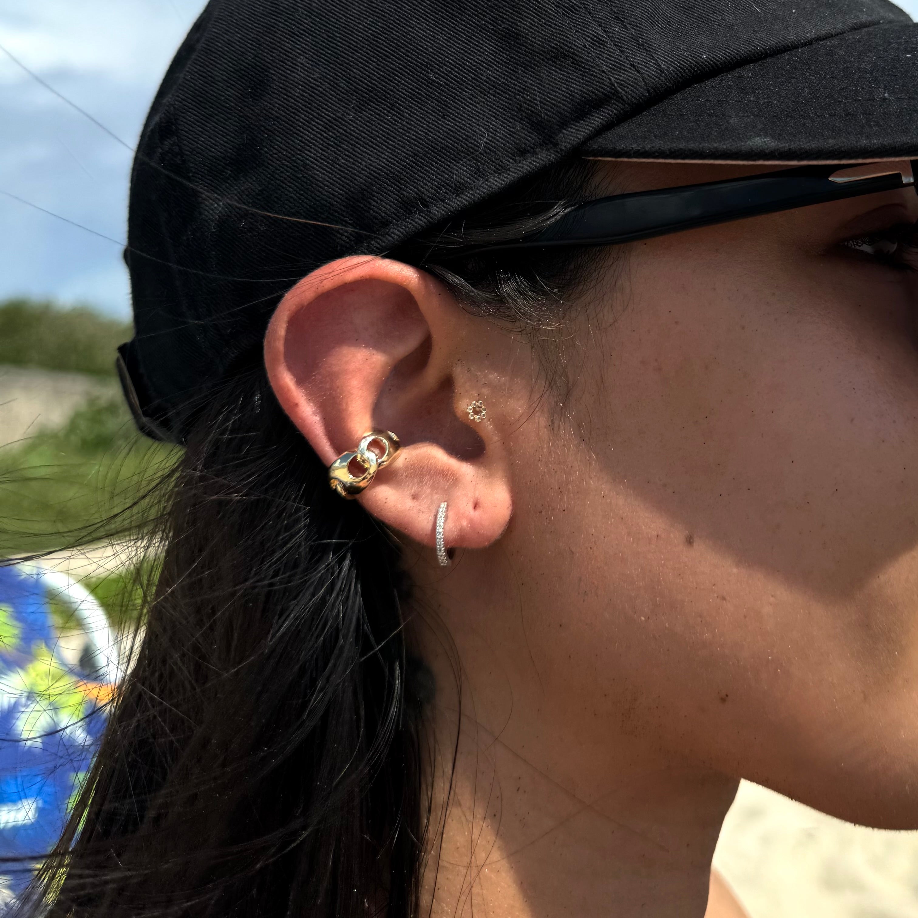 Ear cuff de eslabones