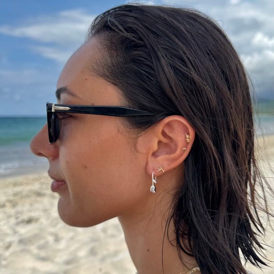 Aretes de tulipán