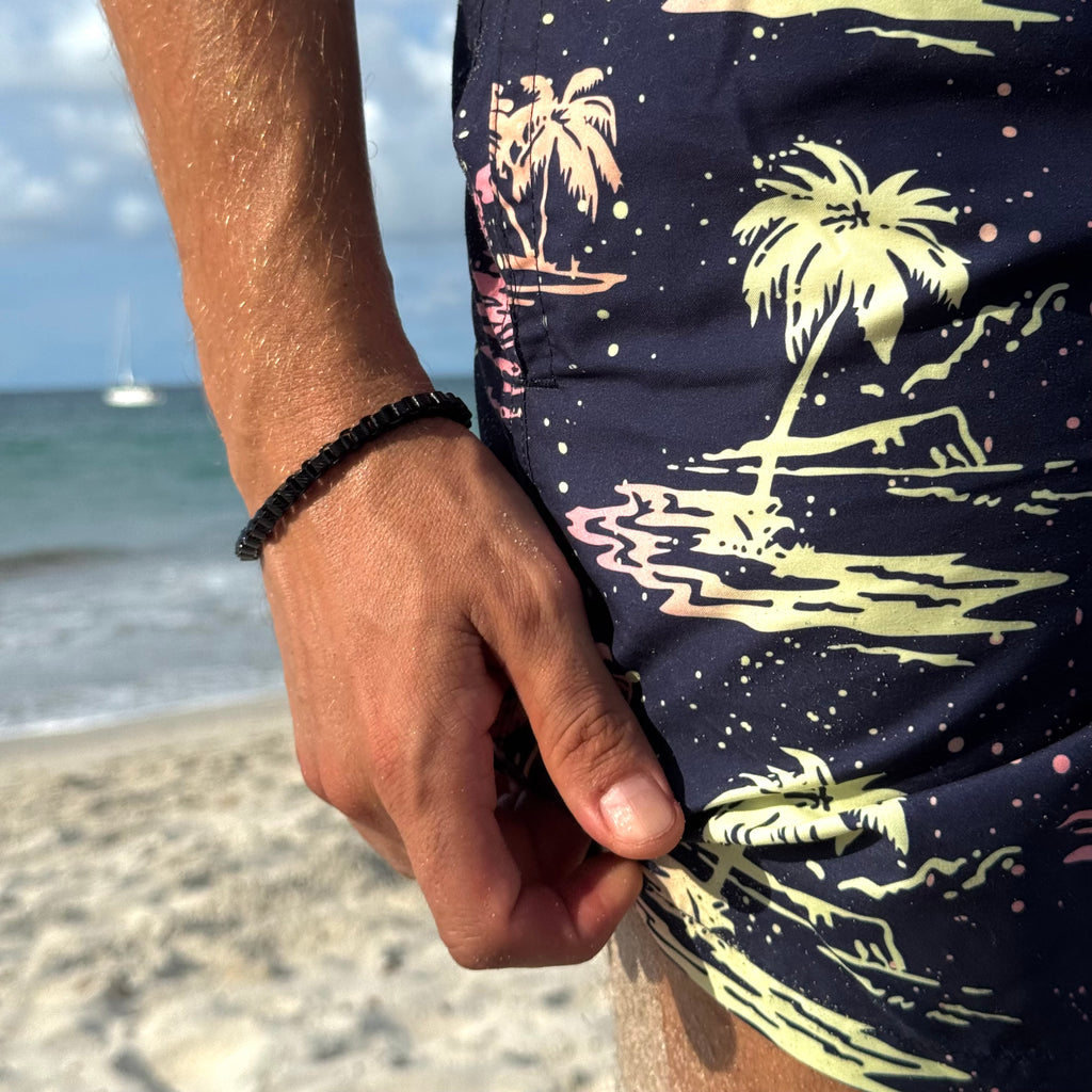 Pulsera de Eslabones Negra