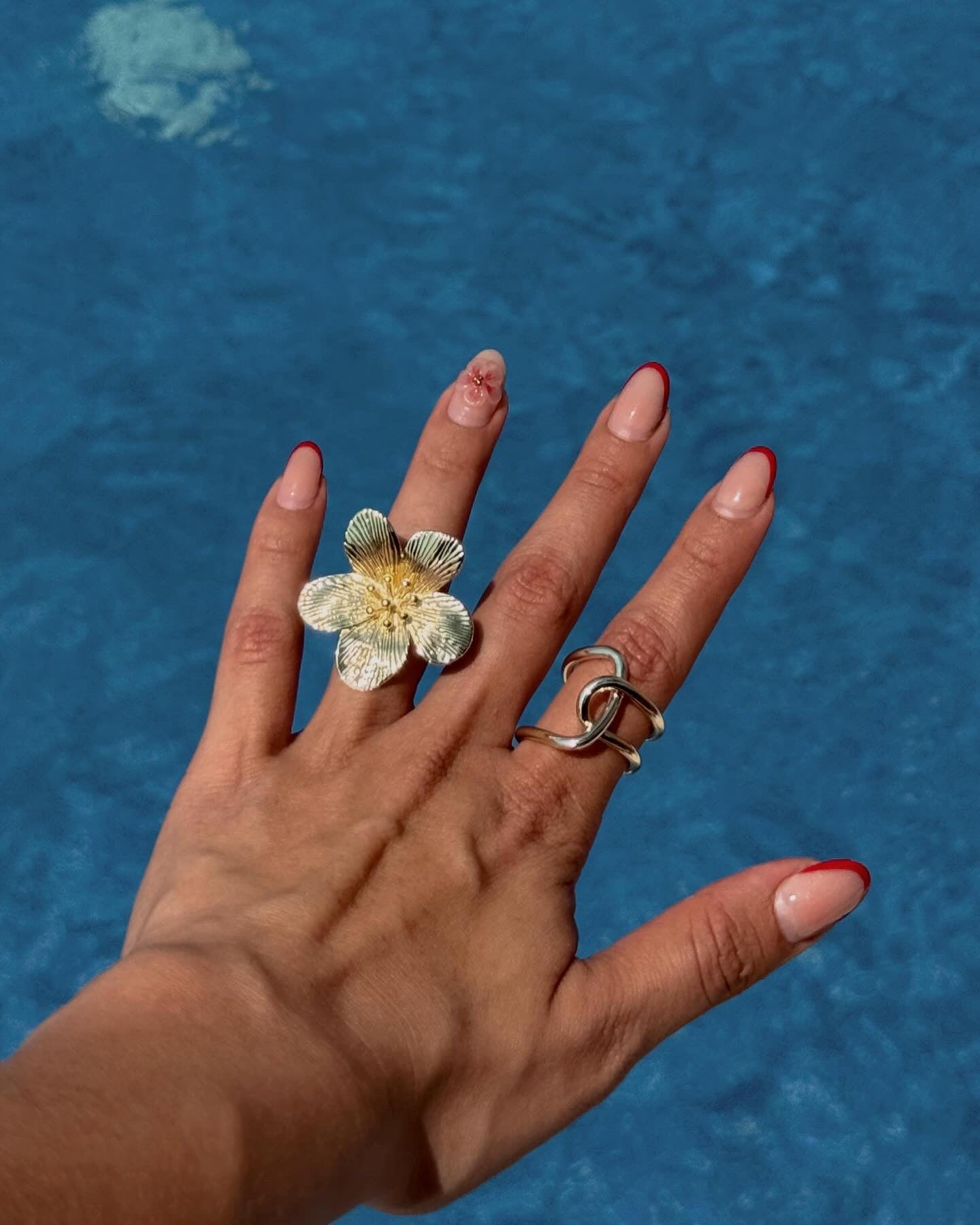 Anillo maxi flor
