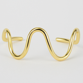 Brazalete abierto con ondas
