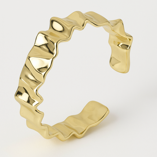Brazalete texturizado ajustable
