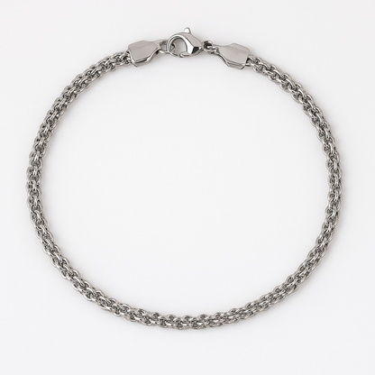 Tobillera de doble cadena