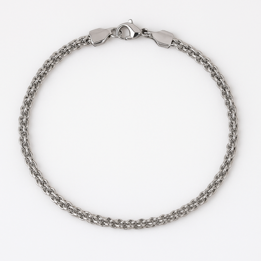 Tobillera de doble cadena