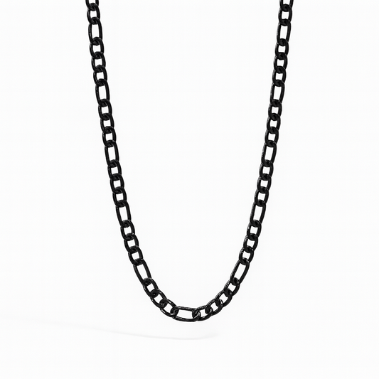 Cadena figaro 3X1 diamantada