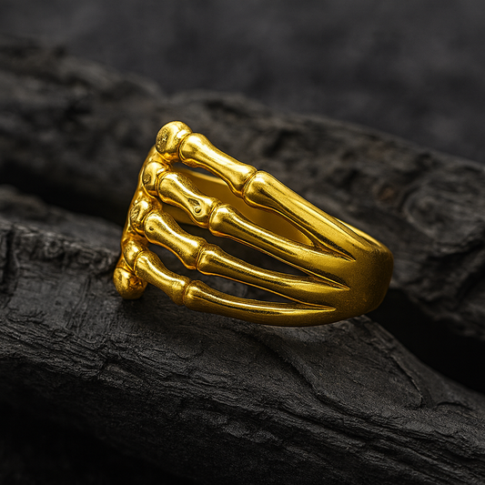 Anillo de mano esquelética