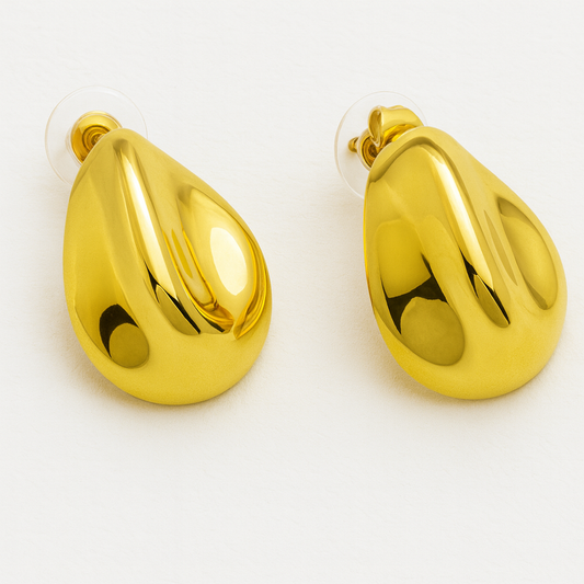 Aretes de gota chunky