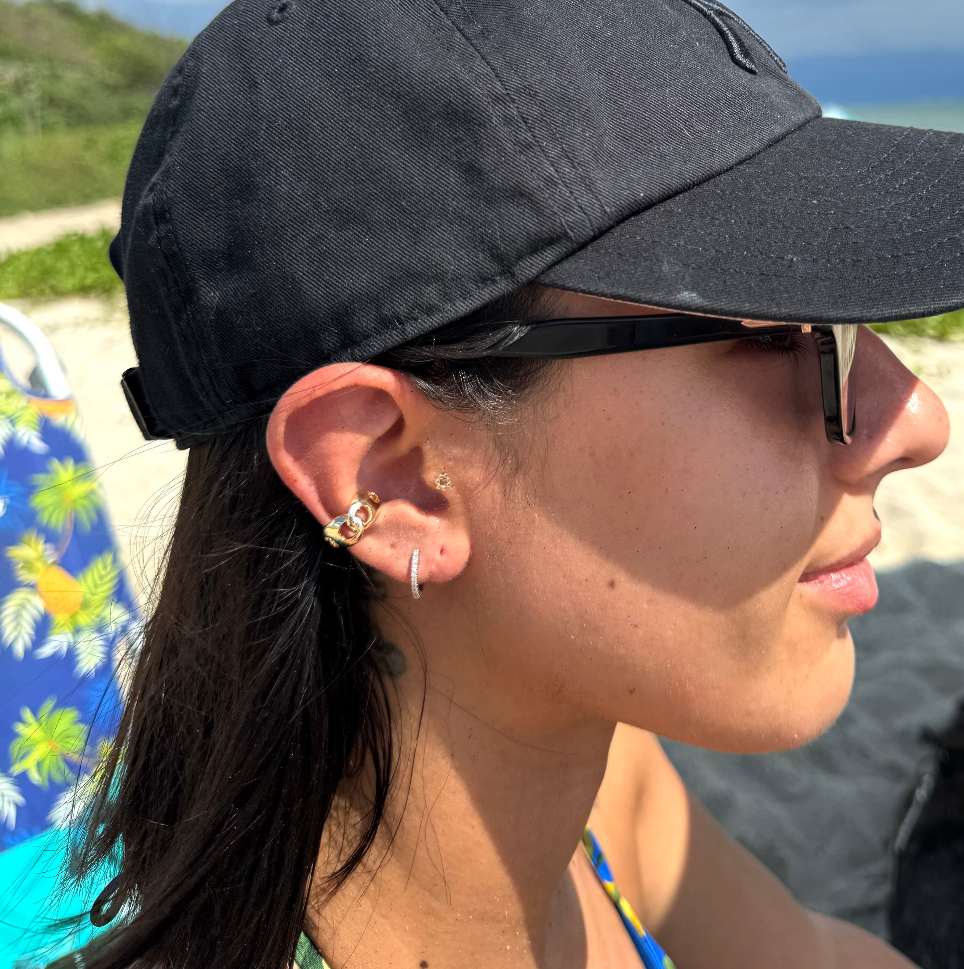 Ear cuff de eslabones