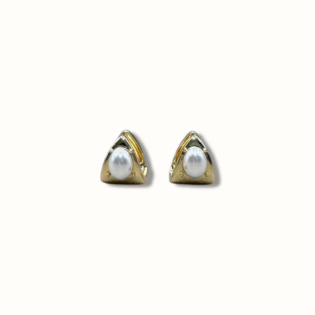 Aretes vintage con tipo perla
