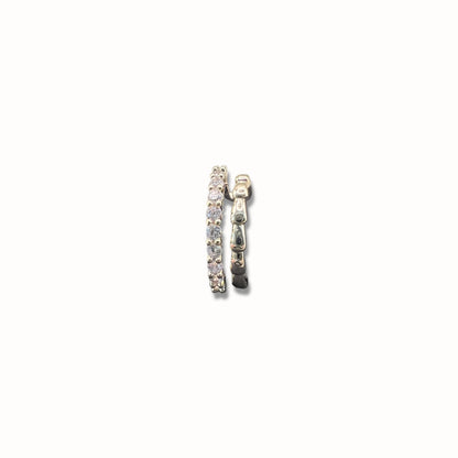 Ear cuff doble con zirconias