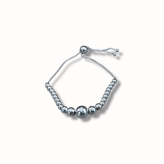 Pulsera ajustable de esferas