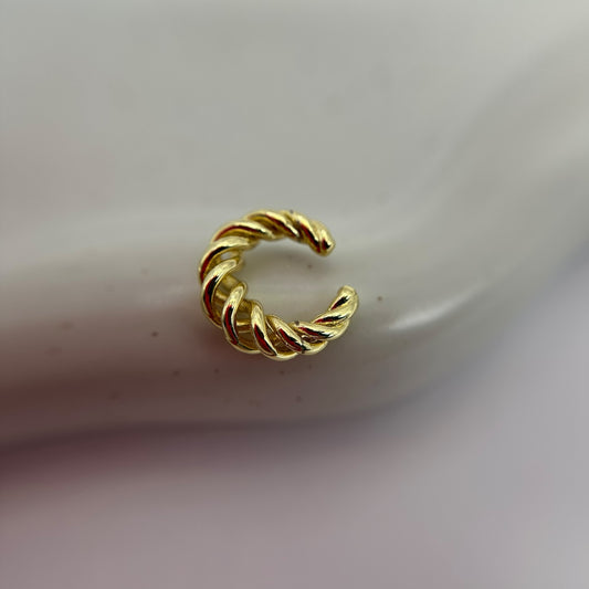 Ear cuff trenzado