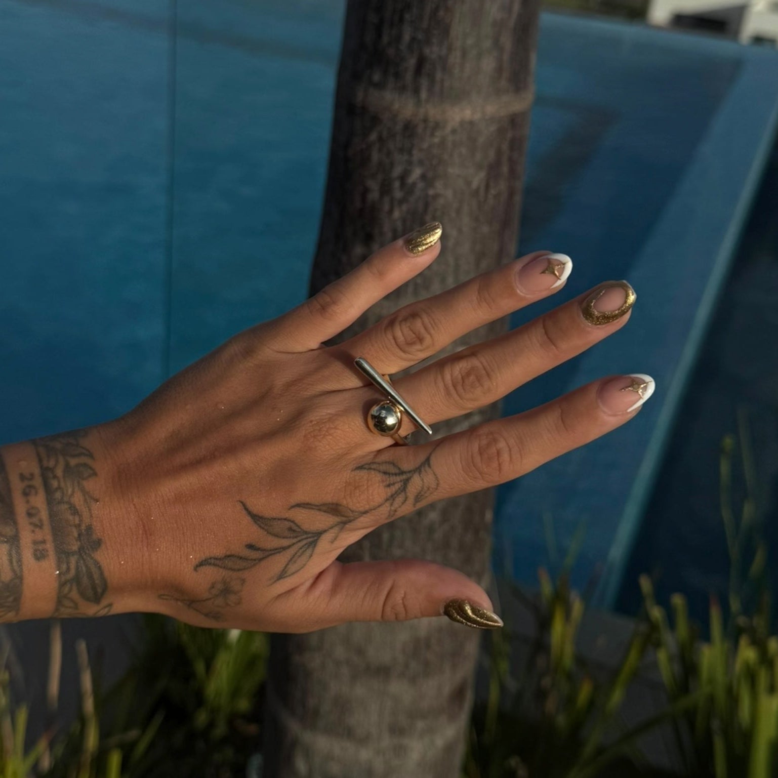 Anillo diseño moderno