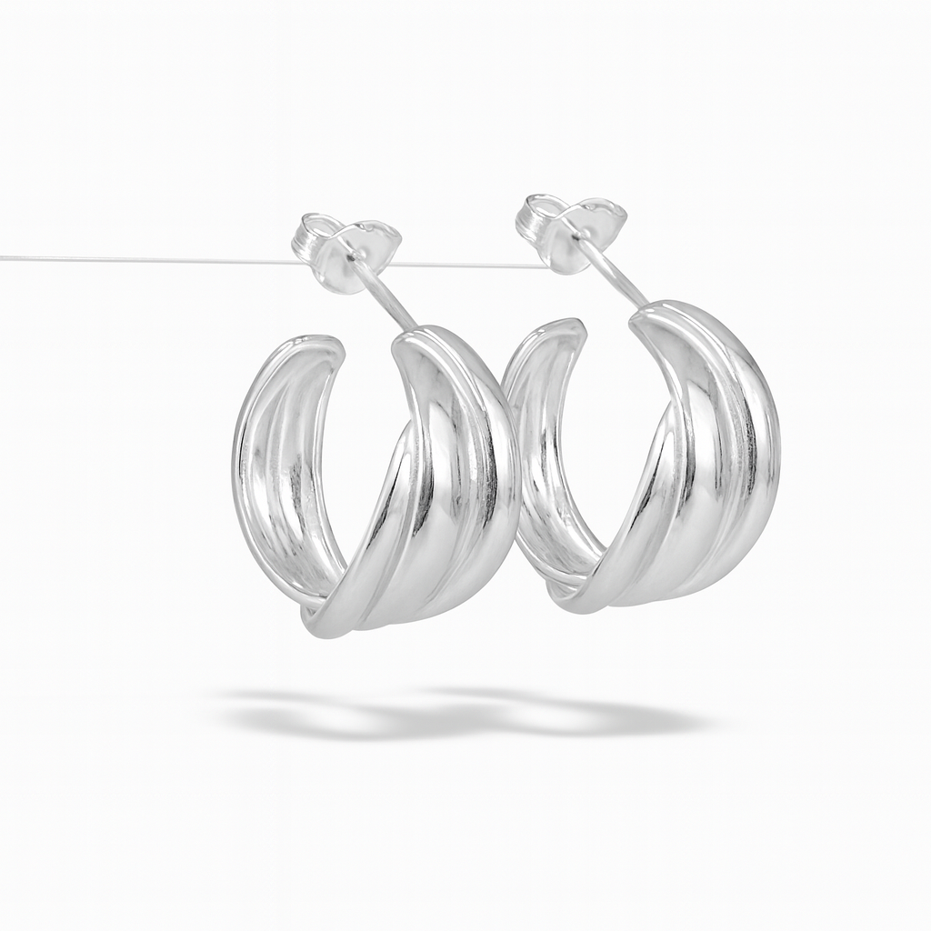 Argolla doble entrelazada