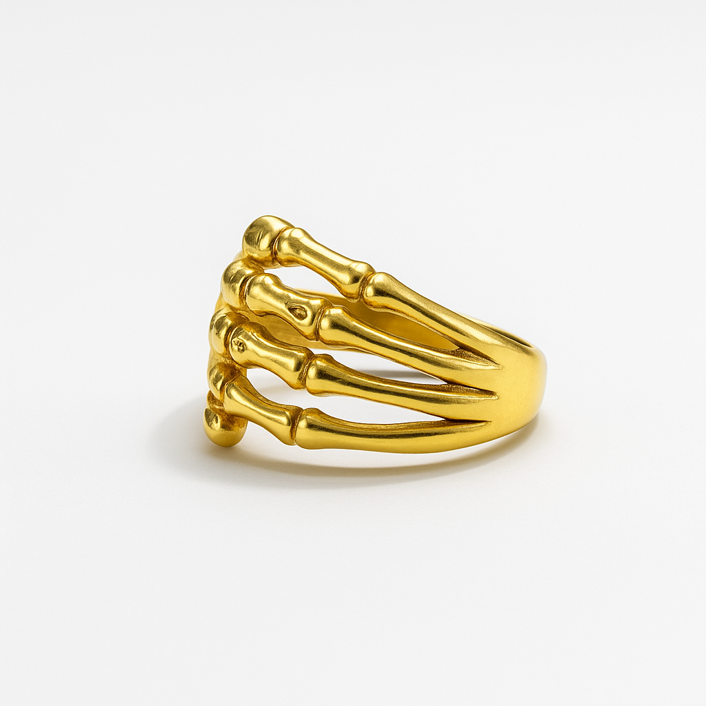 Anillo de mano esquelética