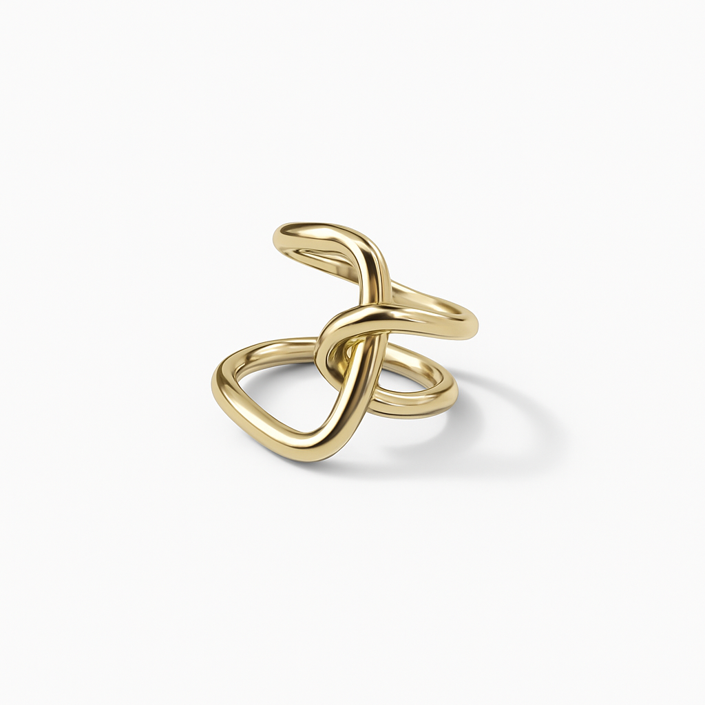 Anillo abstracto enredado